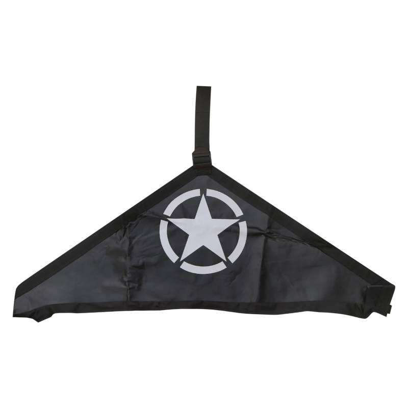 Pesfehhy Schutzabdeckung für Motorhaube für JK 2007-17, Pentagramm-Zubehör von Pesfehhy