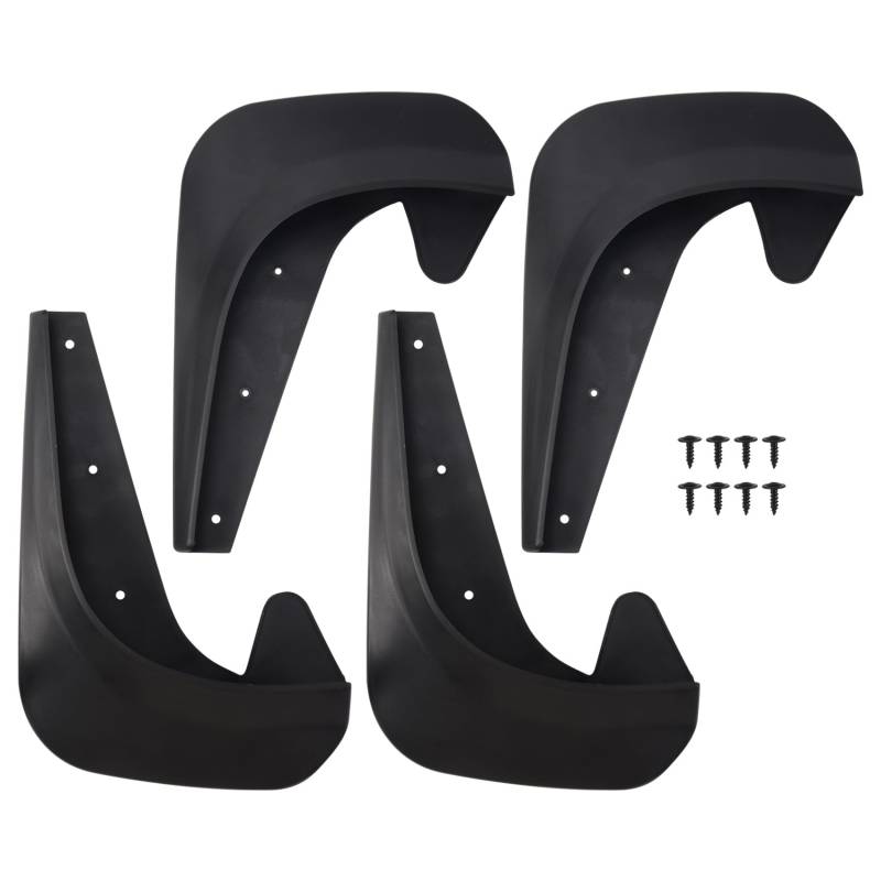 Pesfehhy Universal SchmutzfäNger Mud Flaps Flap Splash Wachen KotflüGel Auto Auto Van SUV Trucks Limousine Rad KotflüGel Vorne Hinten von Pesfehhy