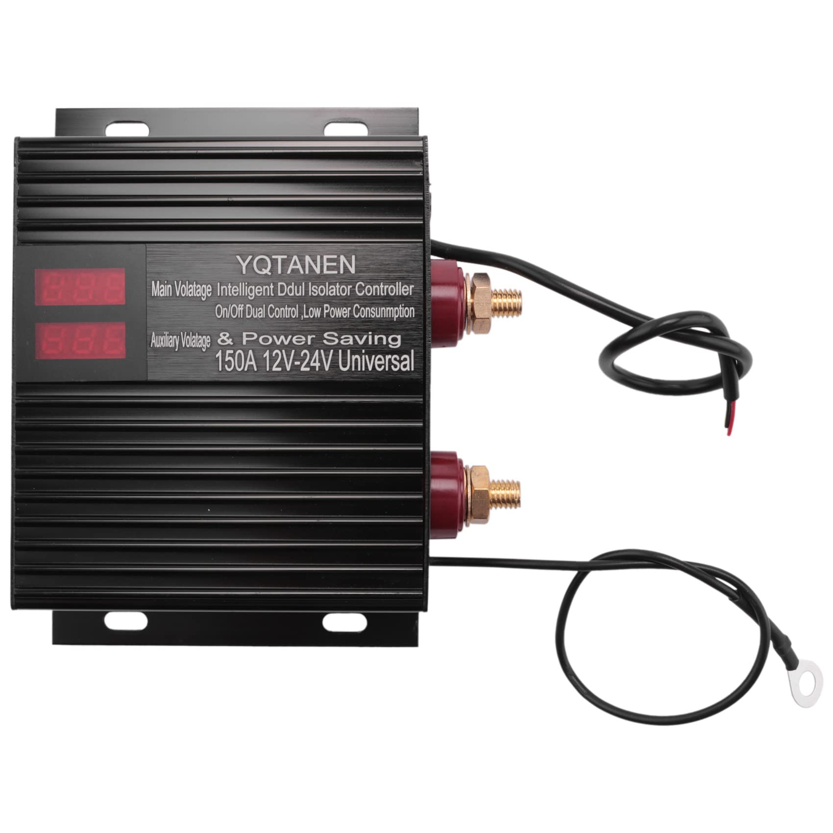 Pesfehhy Universal-Spannungsrelais, 12 V/24 V, intelligenter Isolator, Doppelbatterie, 150 V, für ATV, UTV, RV, LKW Pesfehhy Universal-Spannungsrelais, 12 V/24 V, intelligenter Isolator, Doppelbatterie, 150 V, für ATV, UTV, RV, LKW von Pesfehhy