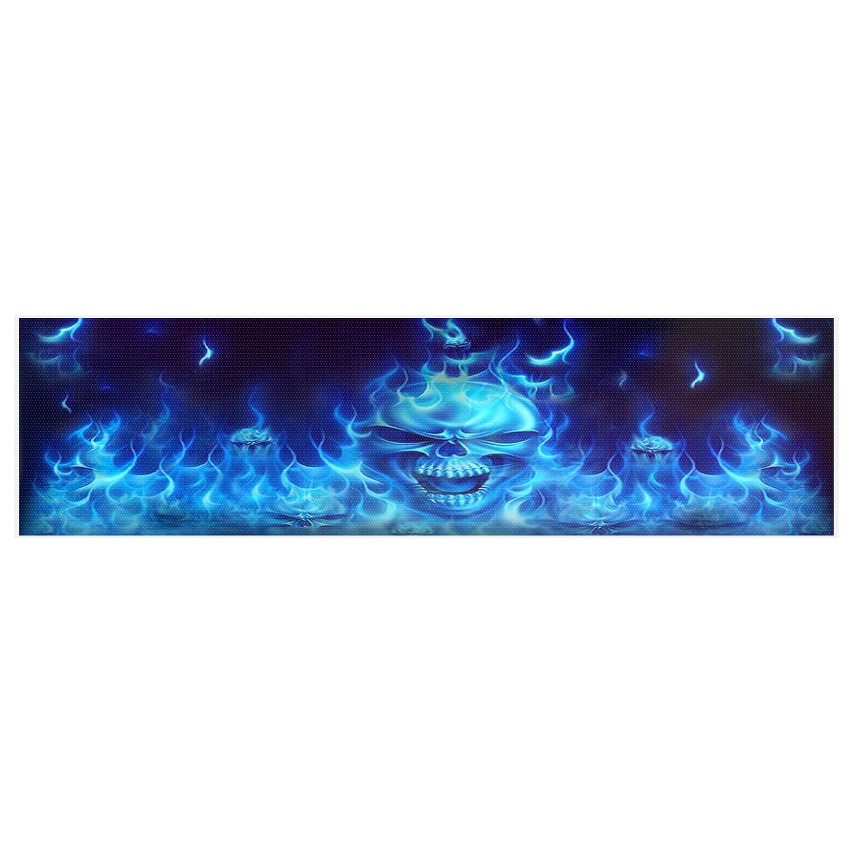 Pesfehhy Vision in Richtung für LKW SUV Pickup Blau Entzündter Totenkopf 3D Windschutzscheibe Heckscheibe Aufkleber Dekoration Glas Poster Pesfehhy Vision in Richtung für LKW SUV Pickup Blau Entzündter Totenkopf 3D Windschutzscheibe Heckscheibe Aufkleber Dekoration Glas Poster von Pesfehhy