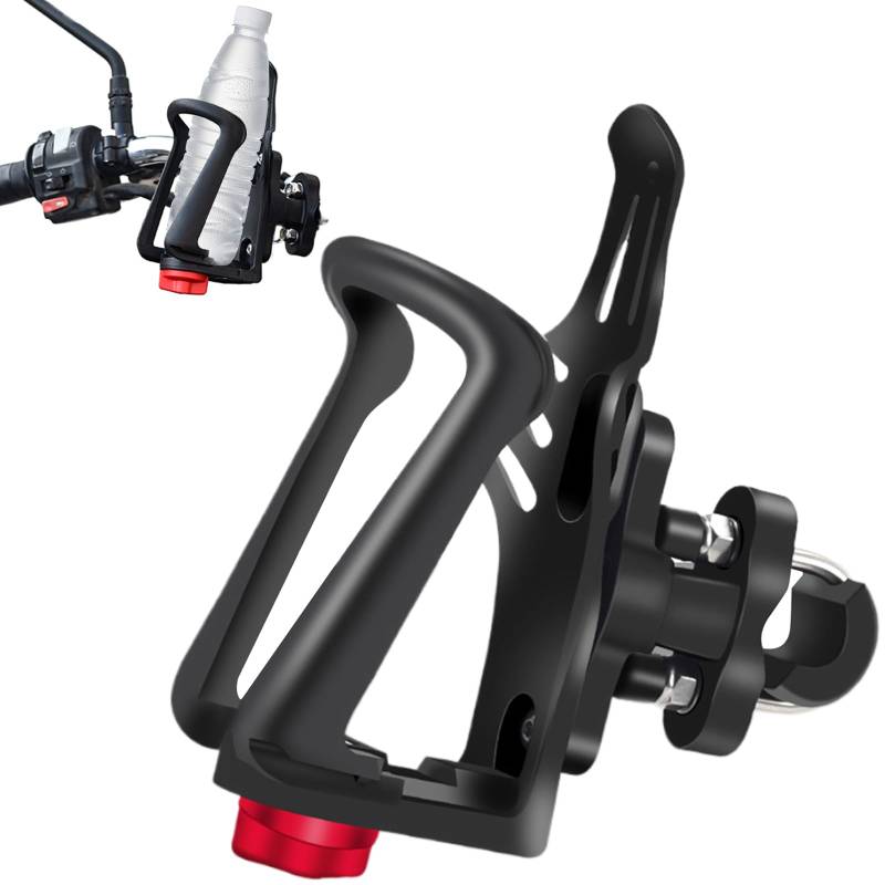 Fahrradwasserflaschenhalter Universal 360 ° Rotatable Sturdy Bike Cup Halter modifizierter Ersatzverstellbares Wasserflasche für Motorradroller, verbessert, Käfige von Pesoncarl