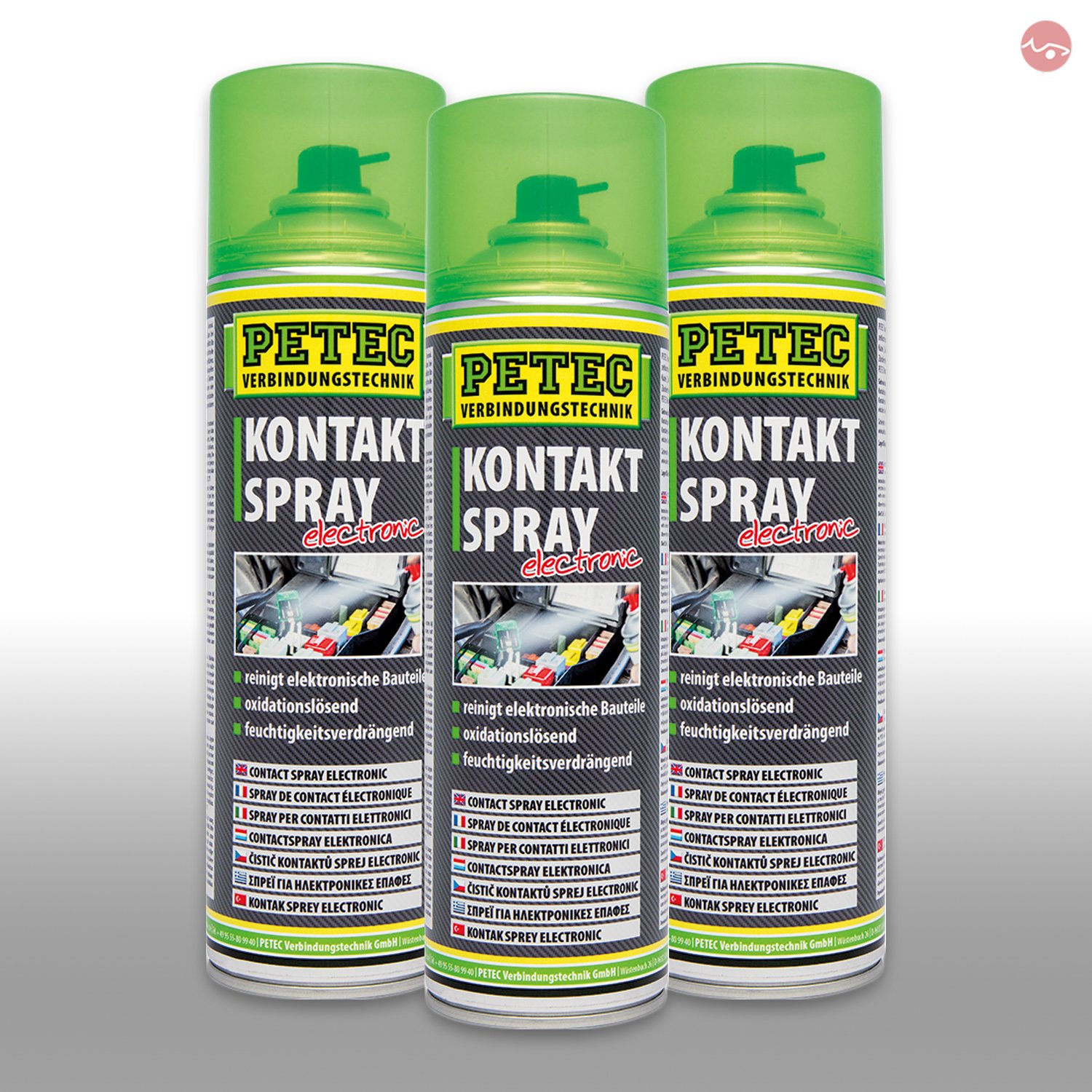 3x 500ml PETEC Kontaktspray Elektronikreiniger Elektrospray Contact Cleaner 3x 500ml PETEC Kontaktspray Elektronikreiniger Elektrospray Contact Cleaner von Petec_bundle
