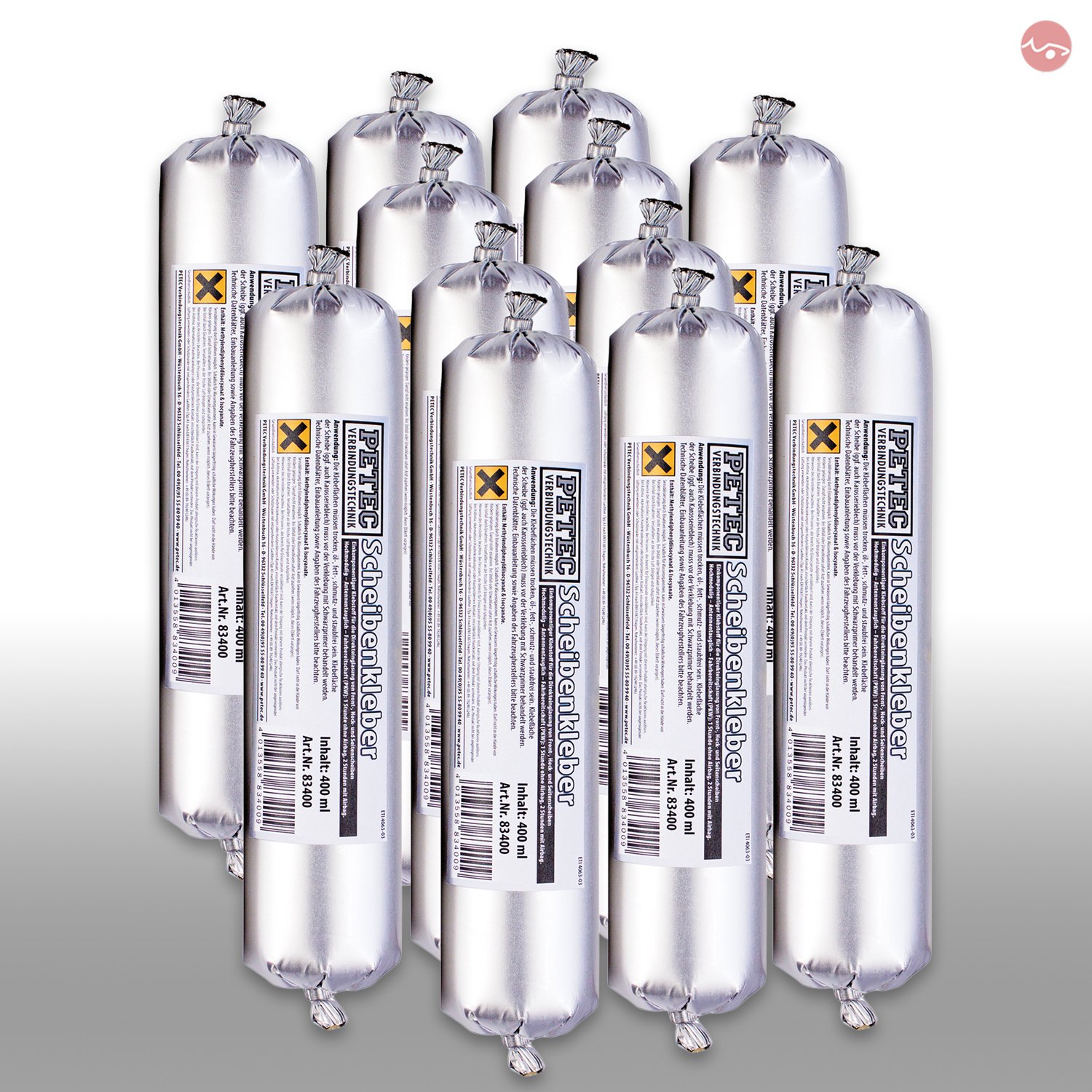 Petec_bundle 12x PETEC SCHEIBENKLEBER SCHLAUCHBEUTEL 400 ML 83400 Petec_bundle 12x PETEC SCHEIBENKLEBER SCHLAUCHBEUTEL 400 ML 83400 von Petec_bundle