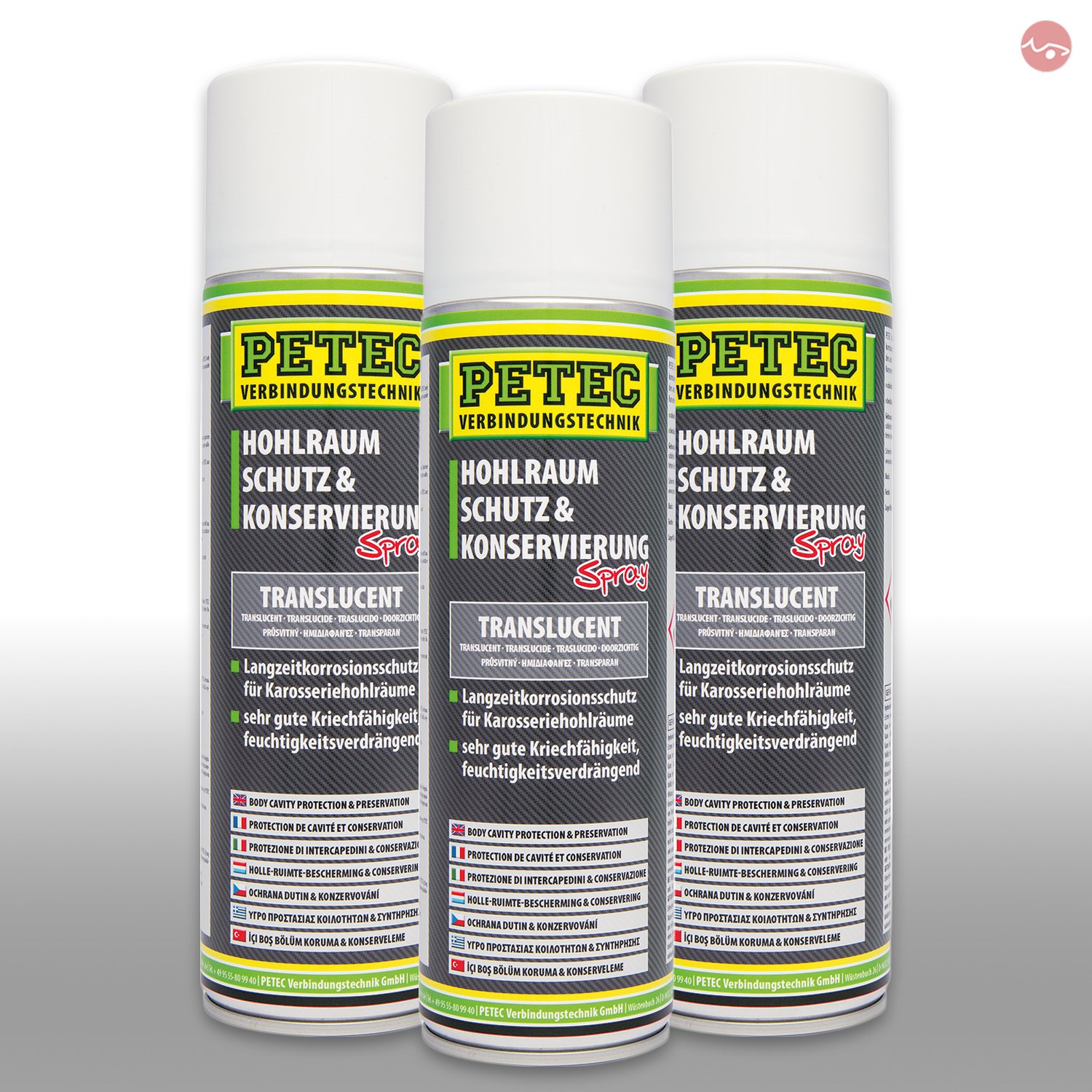Petec_bundle 3X PETEC HOHLRAUMSCHUTZ und KONSERVIERUNG Spray Wachs Schutz 500 ML 73550 von Petec_bundle