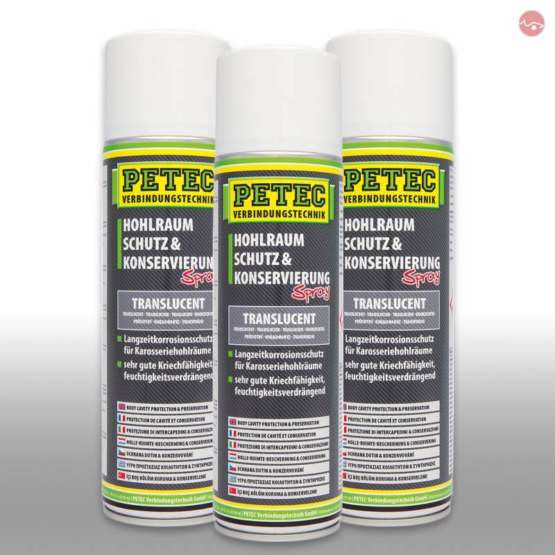 3x 500ml PETEC 73550 Hohlraumschutz & Konservierungspray Spray + 60cm Sonde von Petec_bundle