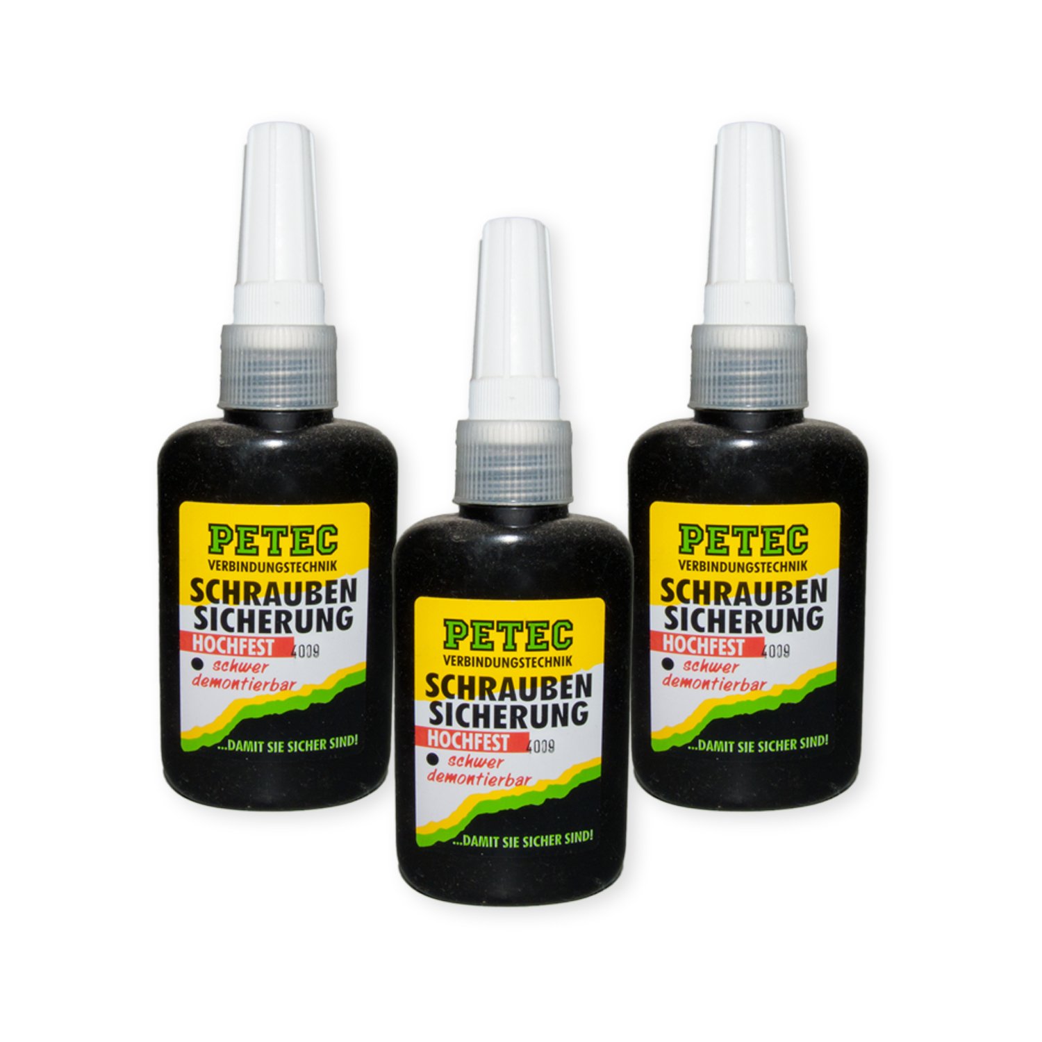 Petec_bundle 3X PETEC SCHRAUBENSICHERUNG HOCHFEST Kleber 50 G 92050 von Petec_bundle