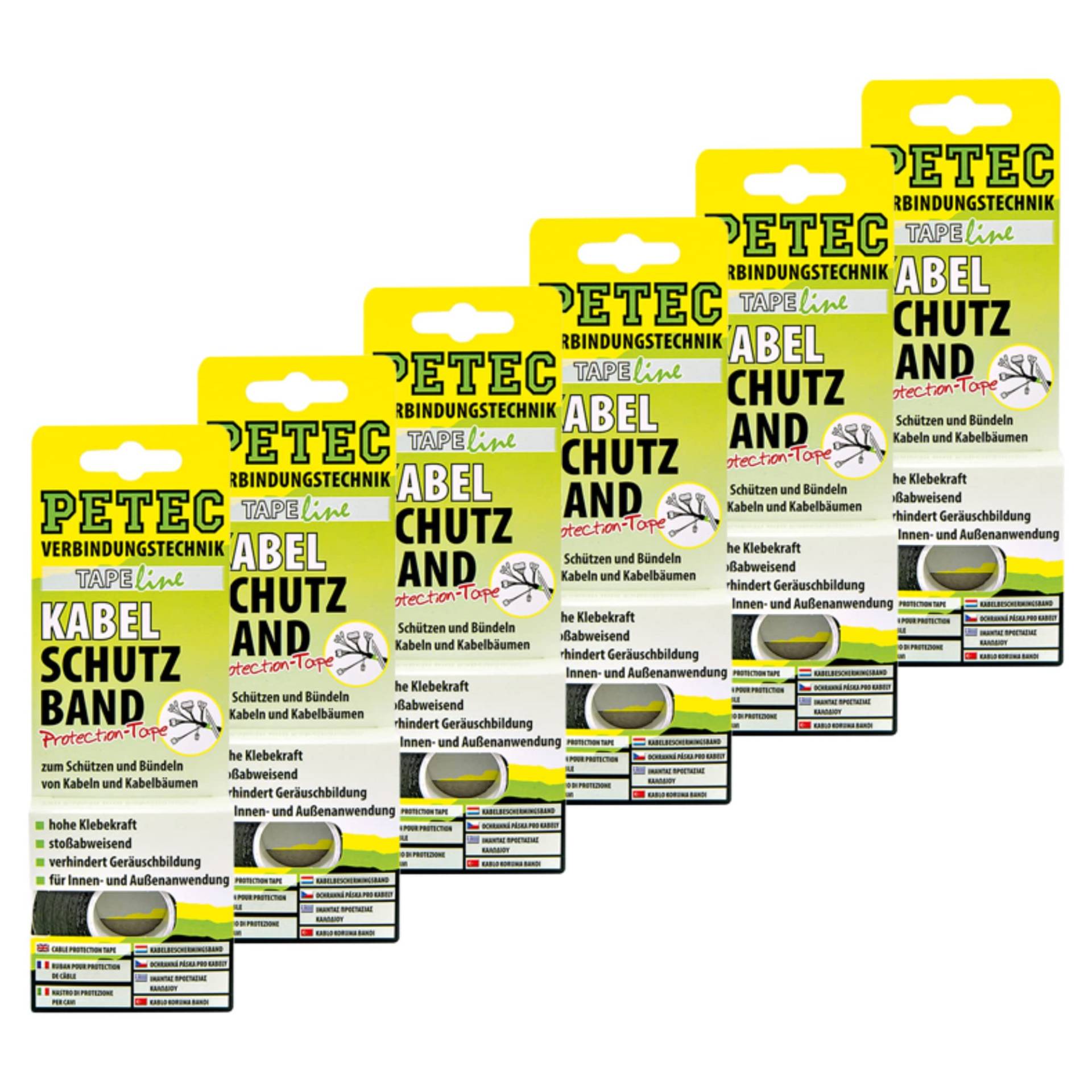 Petec_bundle 6X PETEC KABELSCHUTZBAND 19 MM X 10 M 87500 Petec_bundle 6X PETEC KABELSCHUTZBAND 19 MM X 10 M 87500 von Petec_bundle