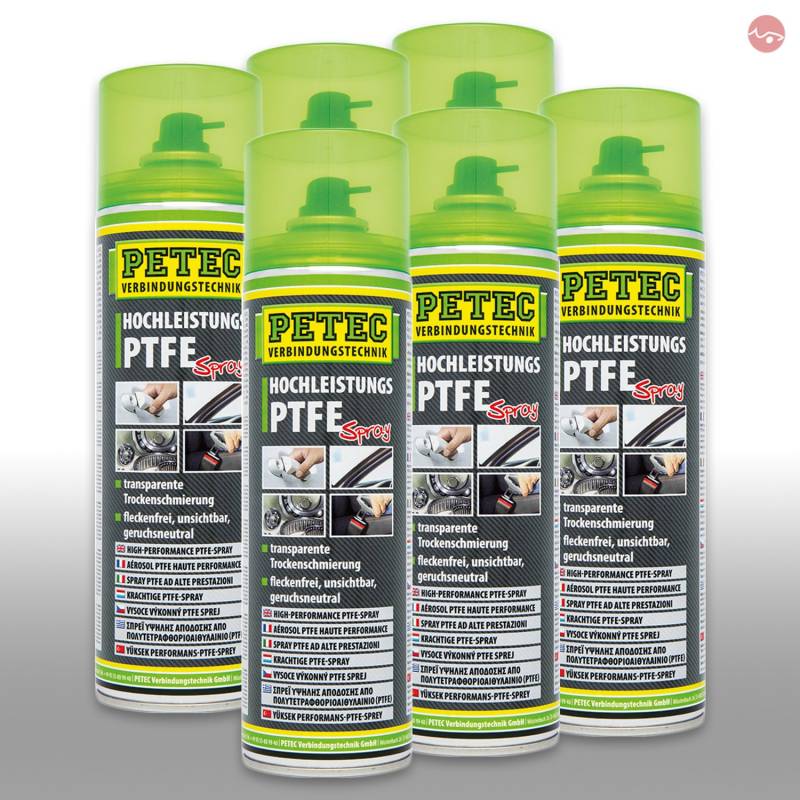 Petec_bundle 6X PETEC PTFE Spray 500 ML 74050 von Petec_bundle
