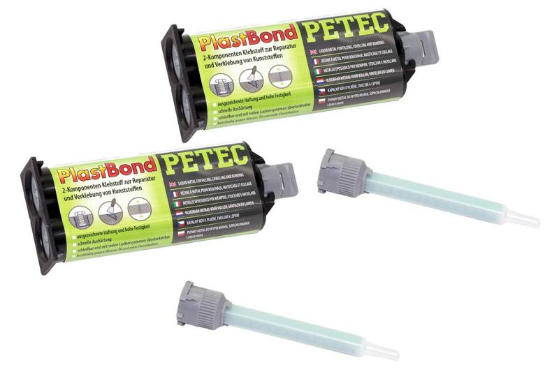 100 ml PETEC 98350 PLASTBOND Klebstoff 2-Komponenten Kleber für Kunststoff Klebe von PETEC