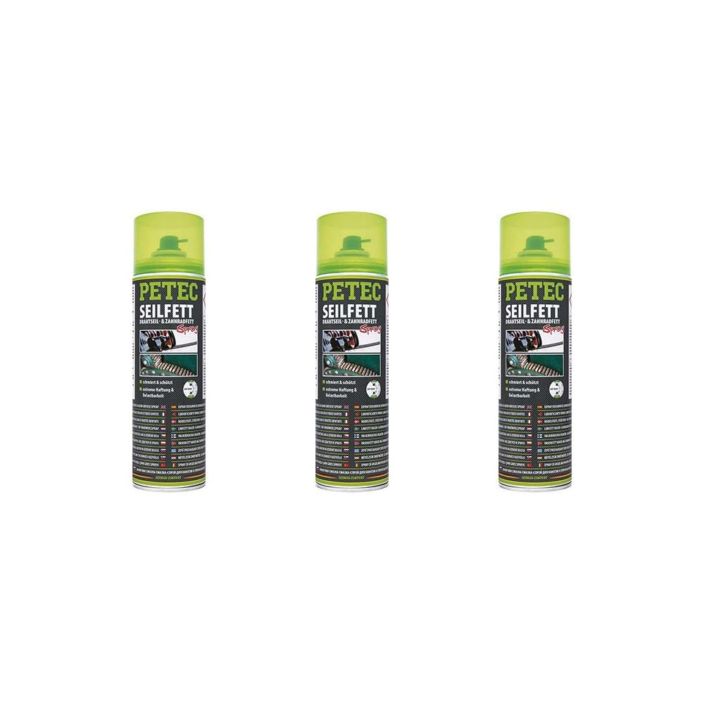 3x PETEC Seilfett 3x PETEC Seilfett von PETEC