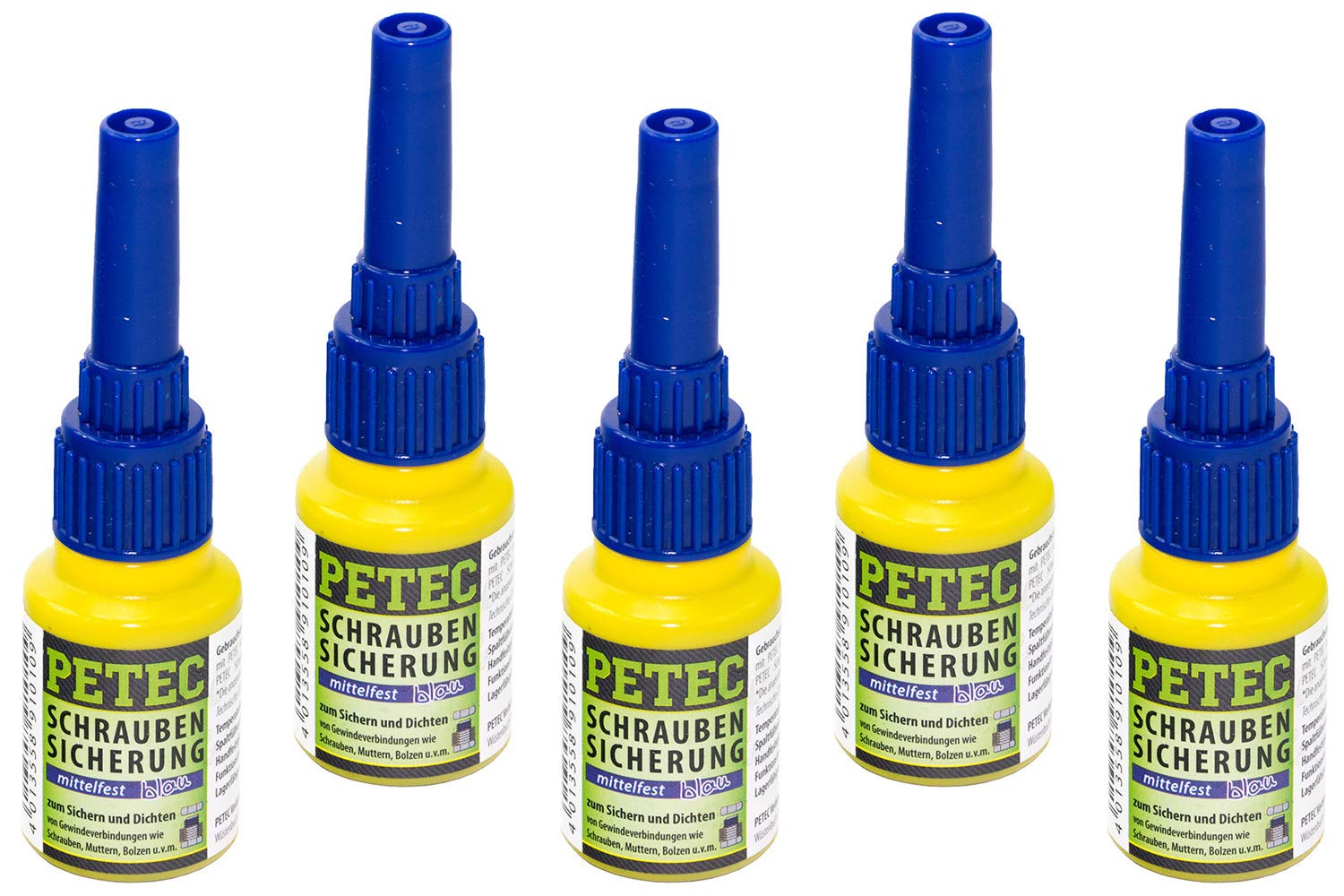 5x 10g Petec Schraubensicherung mittelfest Flasche 91010 Schraubenkleber Flasche 5x 10g Petec Schraubensicherung mittelfest Flasche 91010 Schraubenkleber Flasche von PETEC