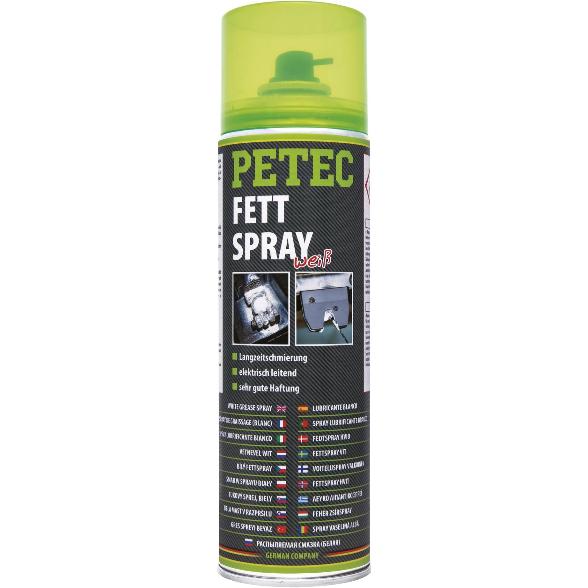 PETEC Fettspray weiß, 500ml 70250 von PETEC