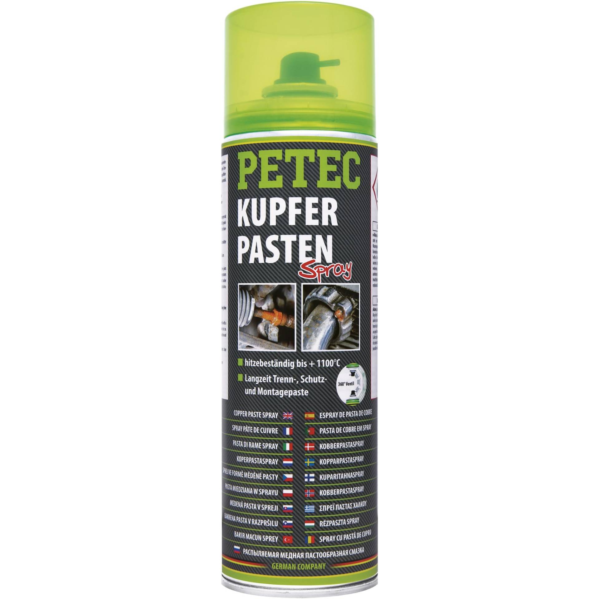 PETEC Kupferpastenspray, 500ml 70350 von PETEC