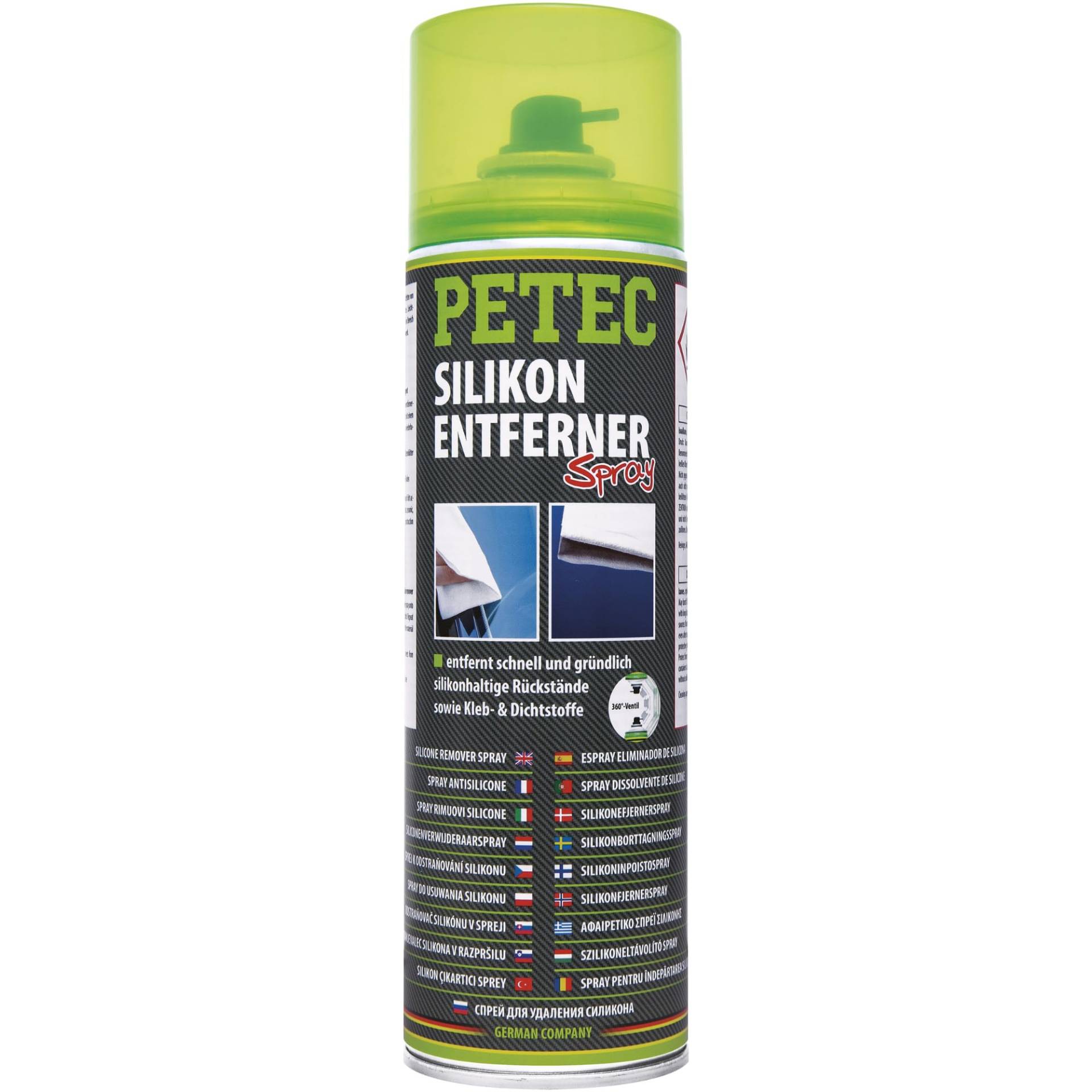 PETEC Silikonentferner Spray, 500 ml 70950 von PETEC