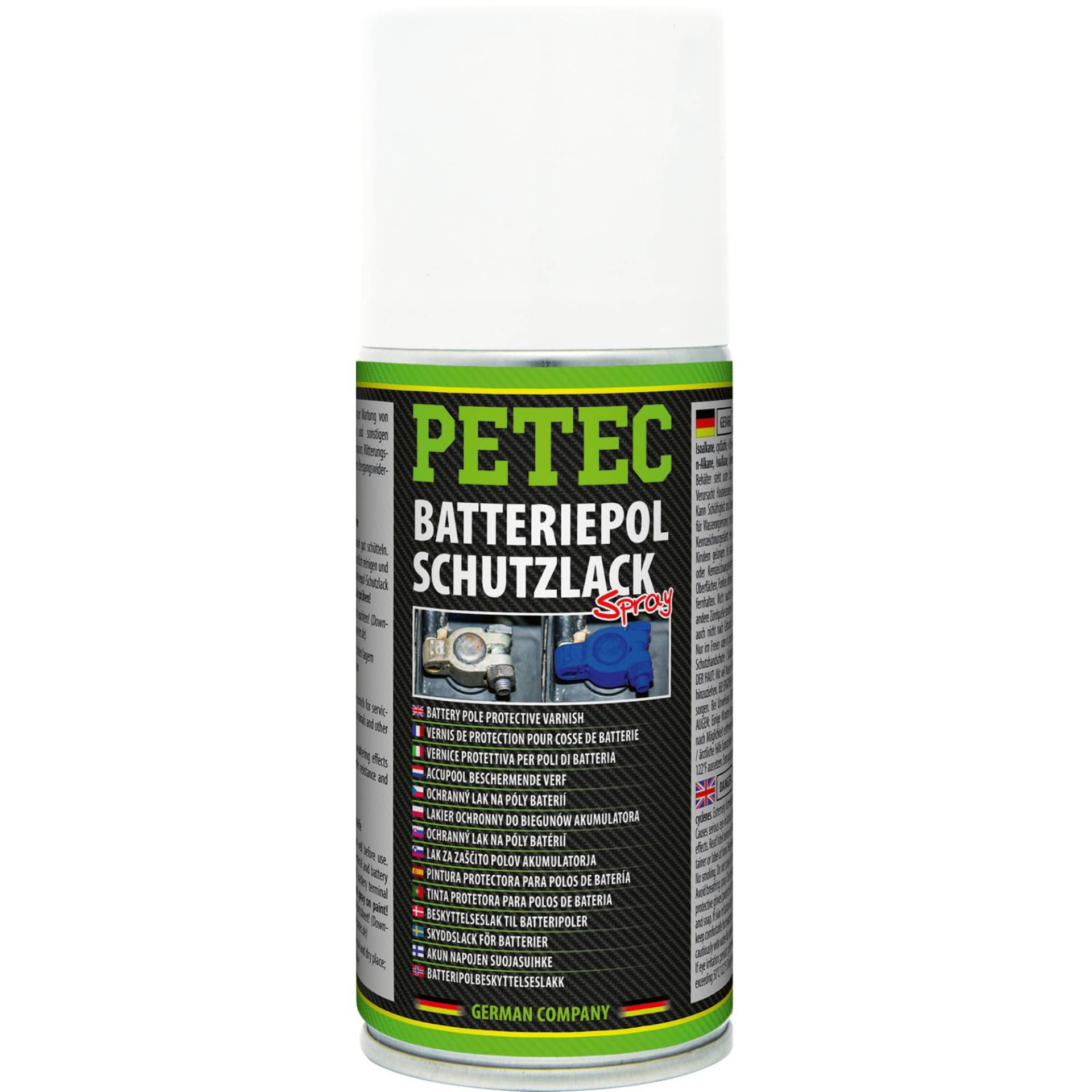 PETEC Batteriepol-Schutzlack Spray blau 150 ml, Batteriepolschutz 72650 von PETEC