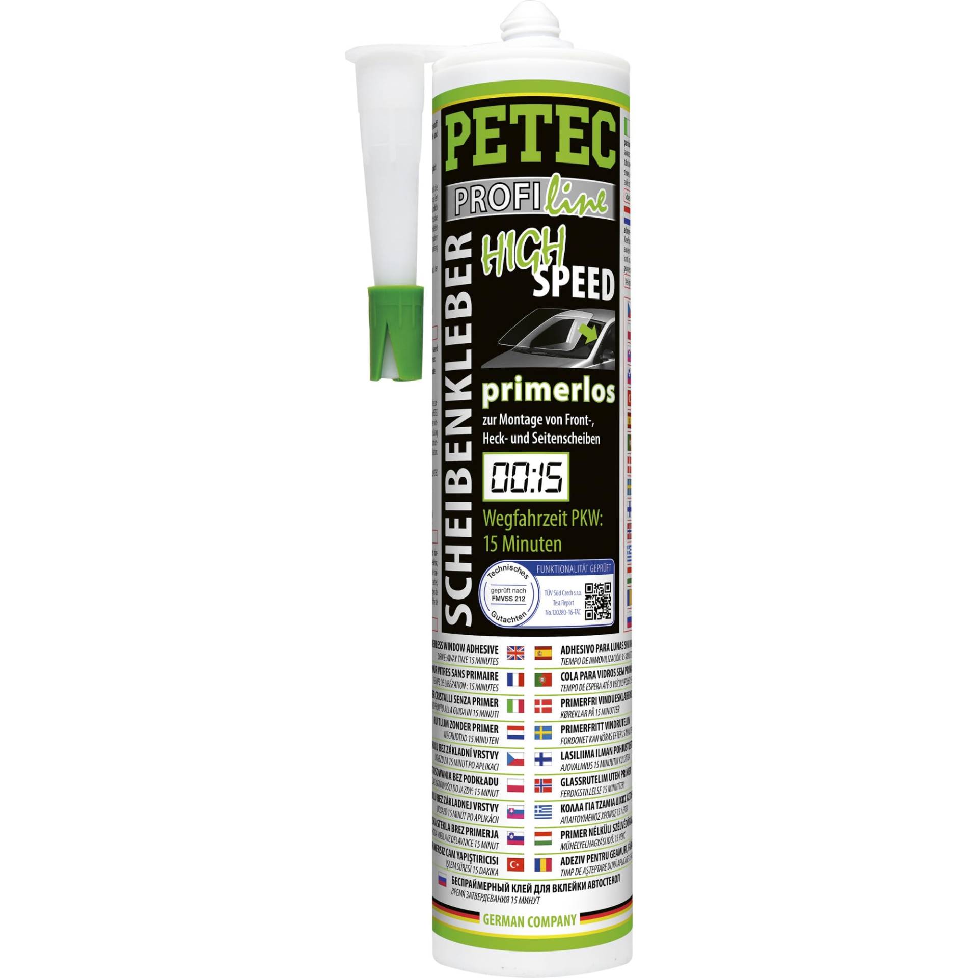 PETEC Scheibenkleber kurze Wegfahrzeit, high speed 290 ml Kartusche PETEC Scheibenkleber kurze Wegfahrzeit, high speed 290 ml Kartusche von PETEC