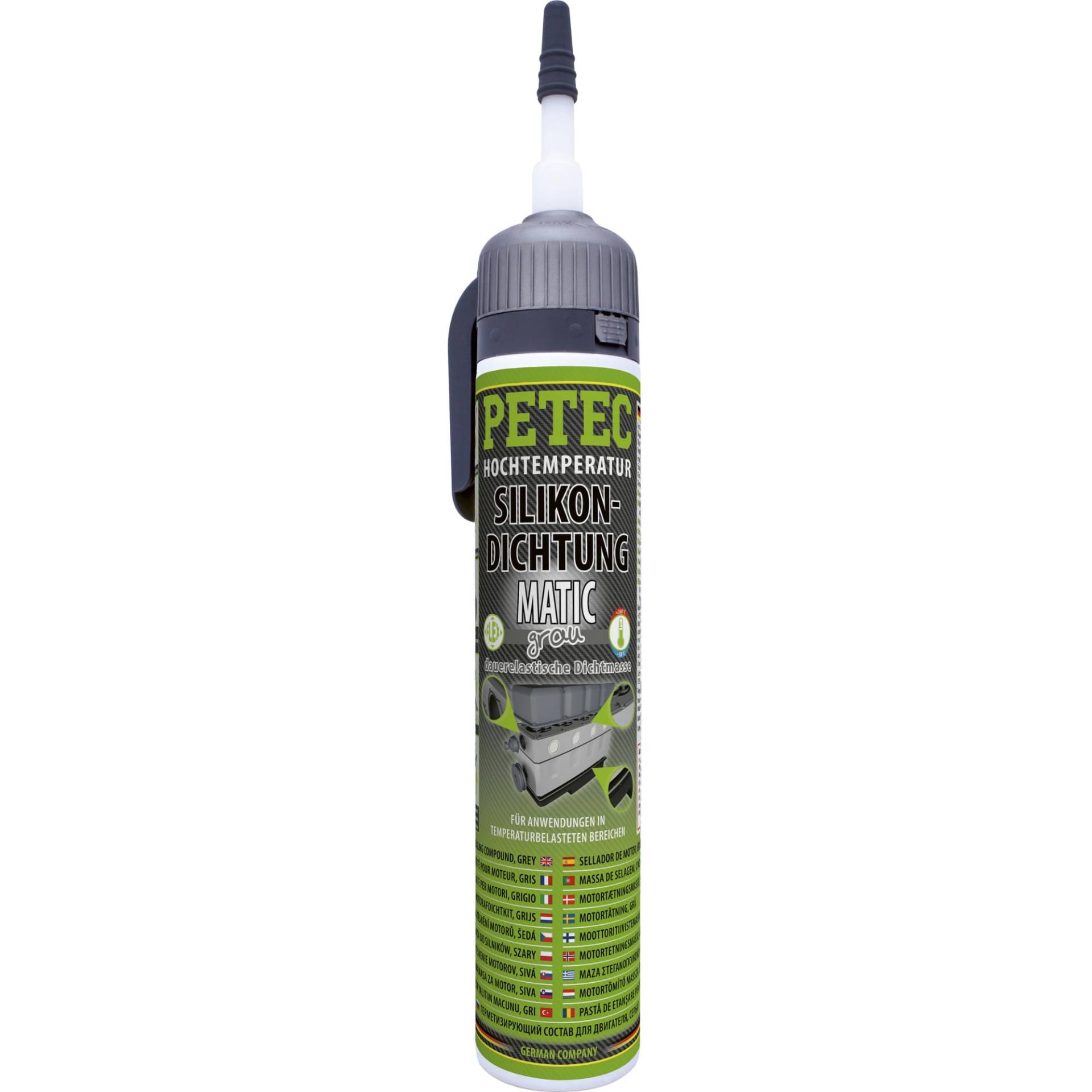 PETEC Hochtemperatur Silikon Dichtung MATIC in grau 200 ml Automatikdose Motor Dichtmasse KFZ & Wohnwagen Dichtmittel für Metall Kunststoff 97620 PETEC Hochtemperatur Silikon Dichtung MATIC in grau 200 ml Automatikdose Motor Dichtmasse KFZ & Wohnwagen Dichtmittel für Metall Kunststoff 97620 von PETEC