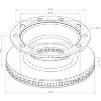 Bremsscheibe PETERS 296.000-00A von Peters