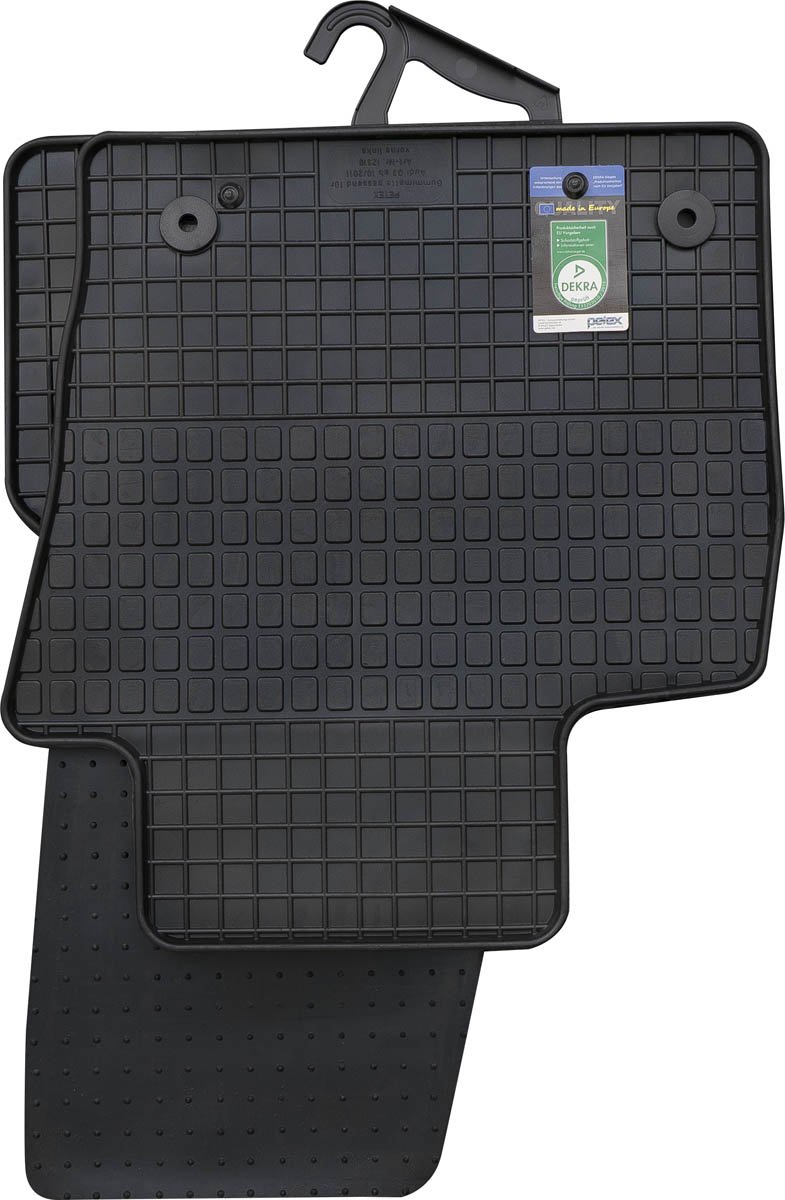 PETEX 12310 Gummimatten für passend für Q3 ab 10/2011-11/2018 Fußmatten schwarz 4-teilig von PETEX