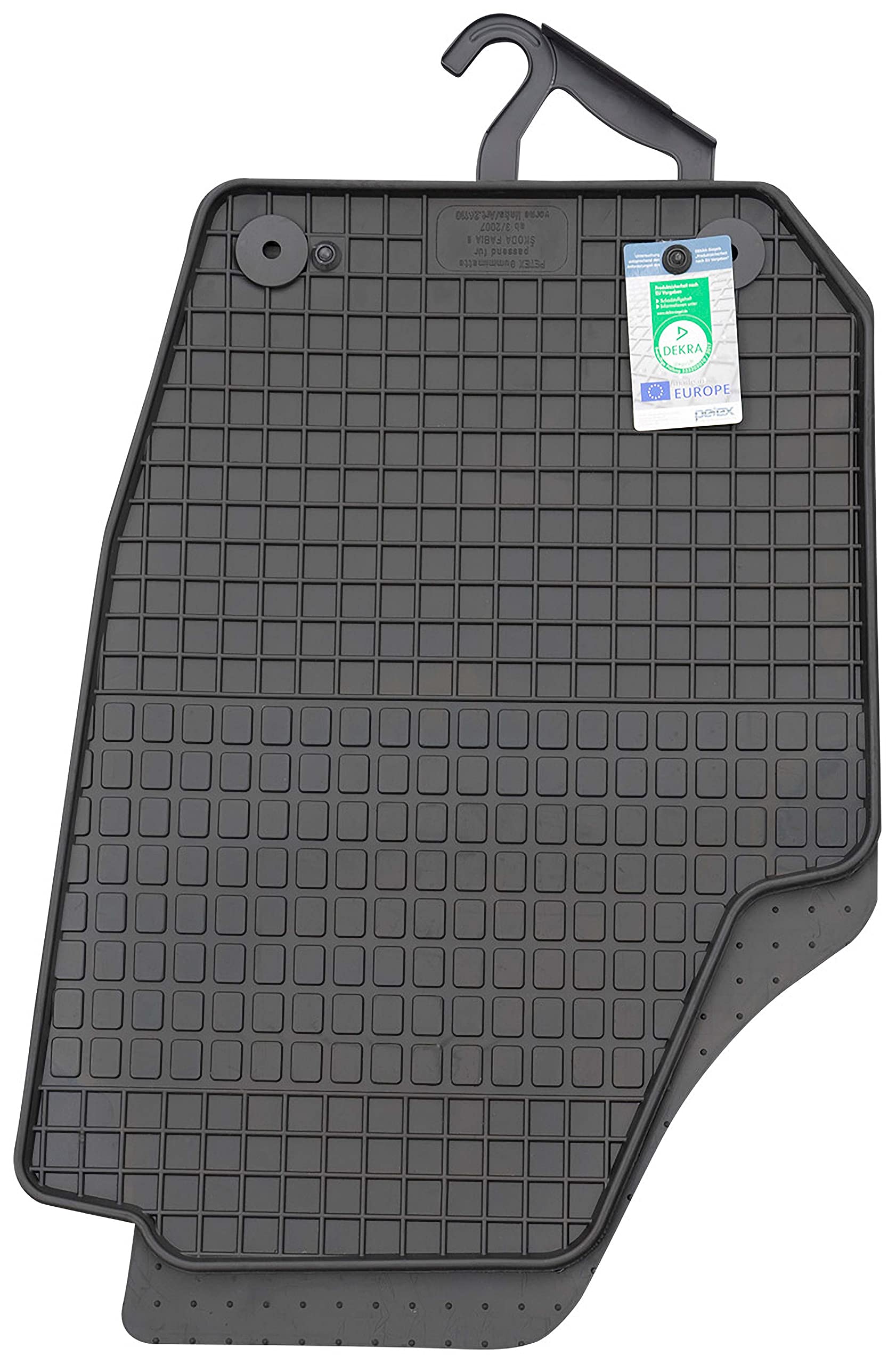Petex Gummimatte passend für Fabia II (Typ 54) ab 03/2007-10/2014 Fußmatten schwarz 4-teilig Petex Gummimatte passend für Fabia II (Typ 54) ab 03/2007-10/2014 Fußmatten schwarz 4-teilig von PETEX