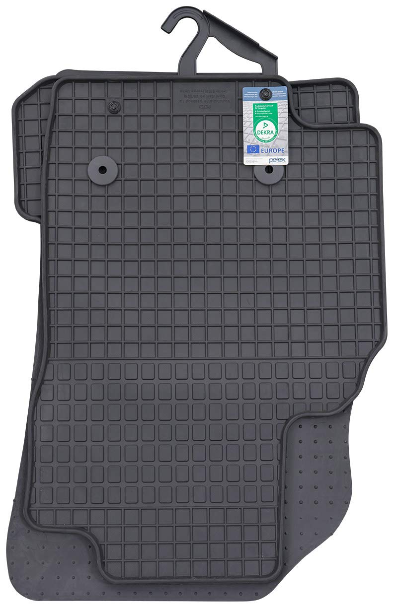 PETEX Gummimatten passend für Karl ab 06/2015 Fußmatten schwarz 4-teilig von PETEX