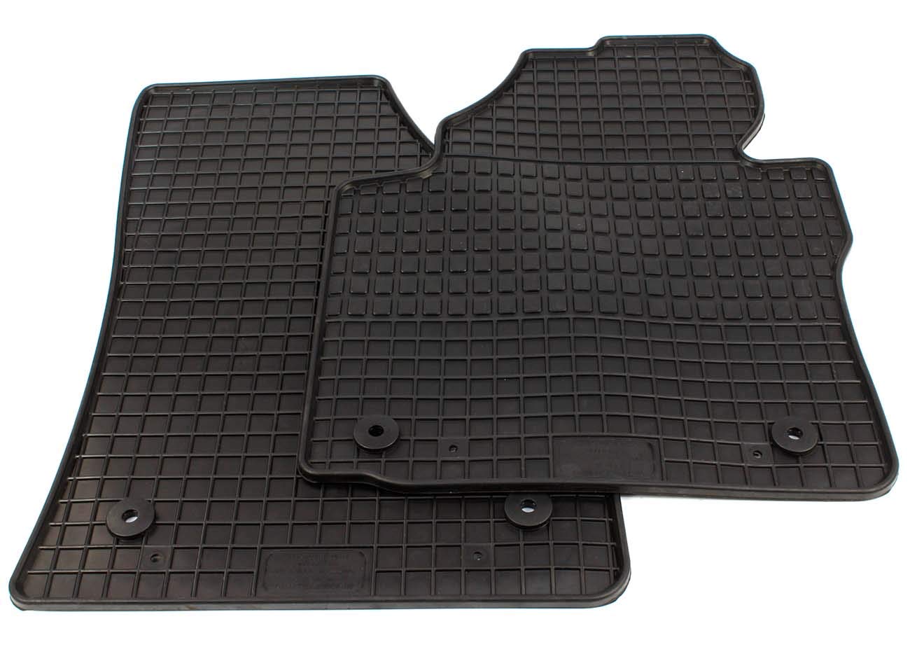 Petex Gummimatten Gummifussmatten 2-tlg. schwarz Caddy vorne Petex Gummimatten Gummifussmatten 2-tlg. schwarz Caddy vorne von PETEX
