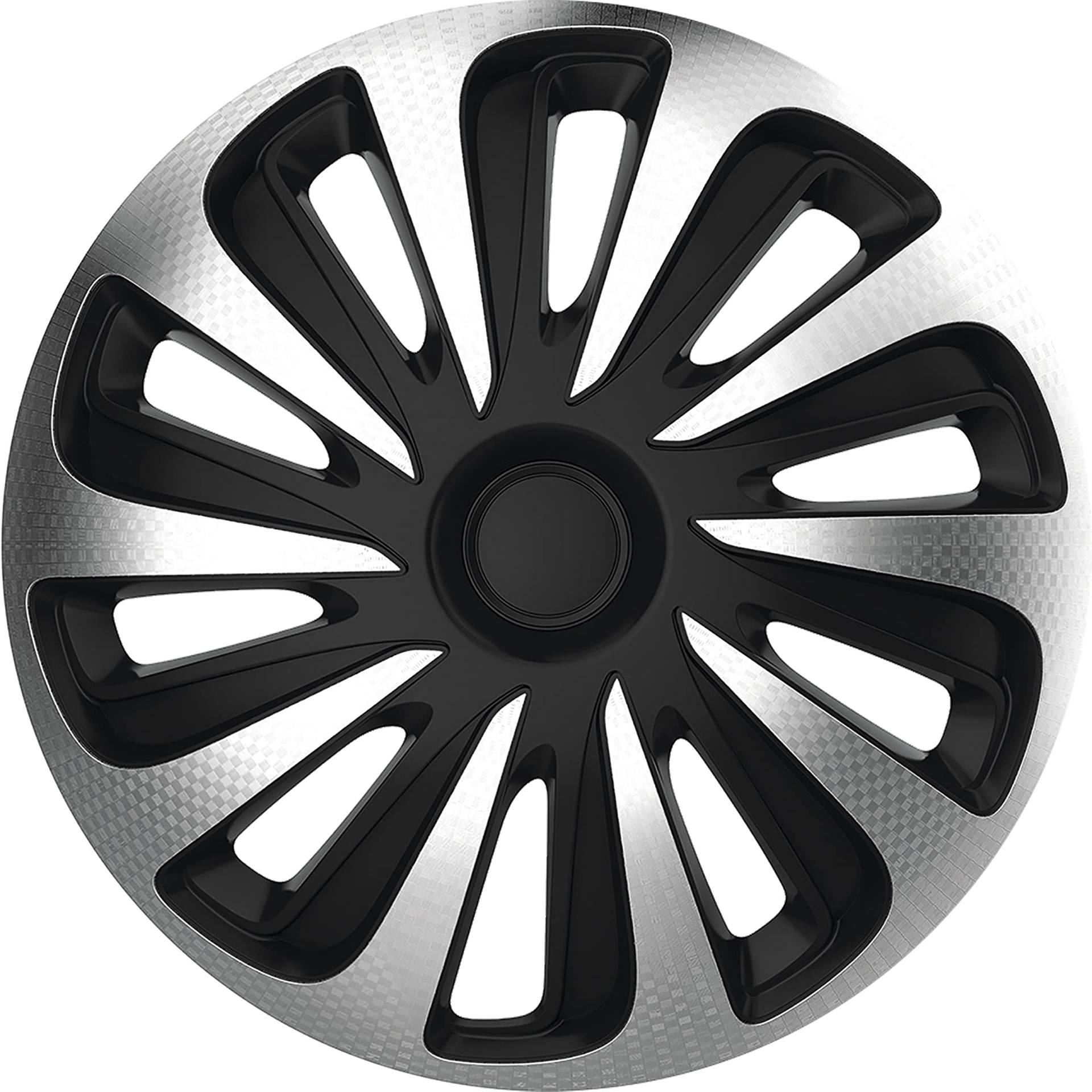 Petex RB553517 Wheel Trim Set 17 Kaliber Schwarz Silber Radkappen Radkappen Petex RB553517 Wheel Trim Set 17 Kaliber Schwarz Silber Radkappen Radkappen von PETEX