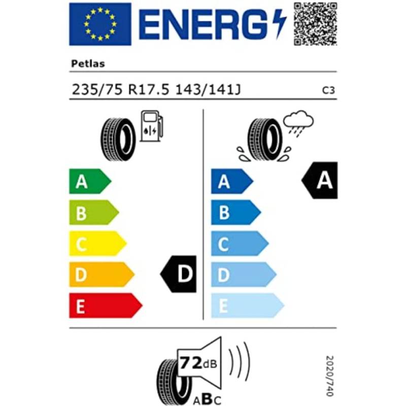 235/75R17.5 PETLAS TL PROGREEN NH100 (TR) (NEU)143/141J E von Petlas