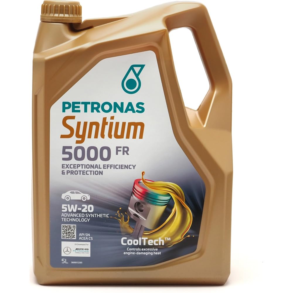 Motoröl Petronas Syntium 5000 FR 5 W20 – 5 Liter Kanister von Syntium