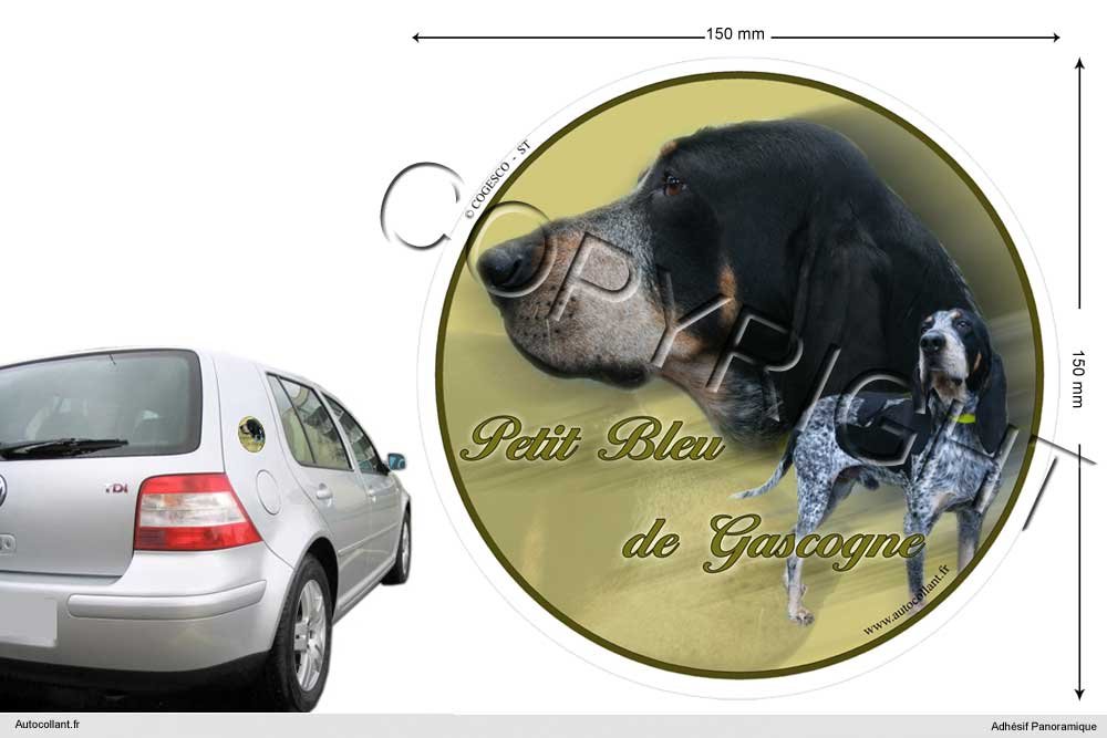 Circular Aufkleber Hund 15 cm Petit Bleu De Gascogne Circular Aufkleber Hund 15 cm Petit Bleu De Gascogne von Pets-easy