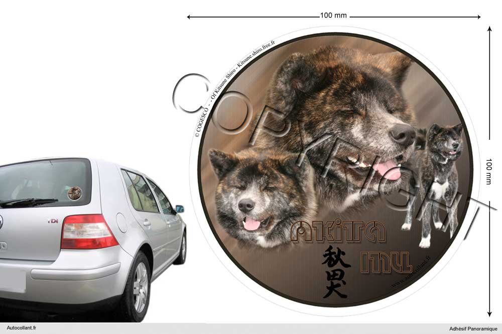 Pets-easy Circular Aufkleber Hund 10 cm Akita Inu Pets-easy Circular Aufkleber Hund 10 cm Akita Inu von Pets-easy