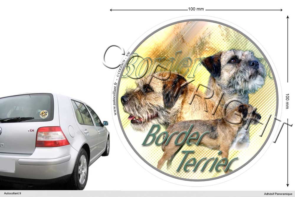 Pets-easy Circular Aufkleber Hund 10 cm Border Terrier Pets-easy Circular Aufkleber Hund 10 cm Border Terrier von Pets-easy