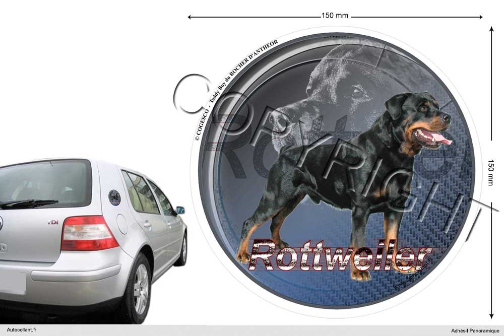 Pets-easy Circular Aufkleber Hund 15 cm Rottweiler Pets-easy Circular Aufkleber Hund 15 cm Rottweiler von Pets-easy
