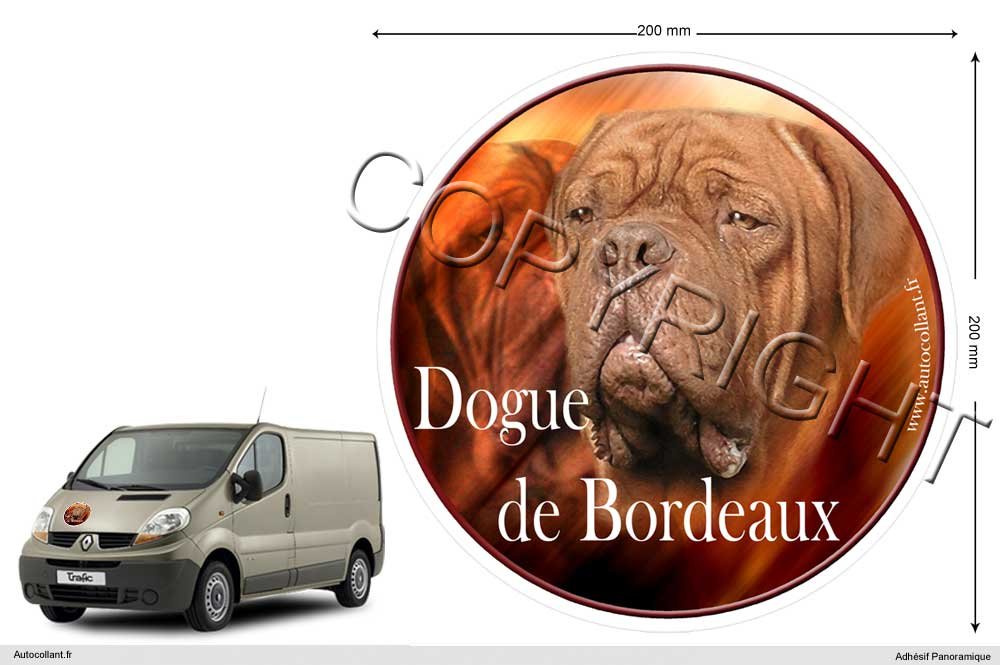 Pets-easy Circular Aufkleber Hund 20 cm Bordeauxdogge Pets-easy Circular Aufkleber Hund 20 cm Bordeauxdogge von Pets-easy