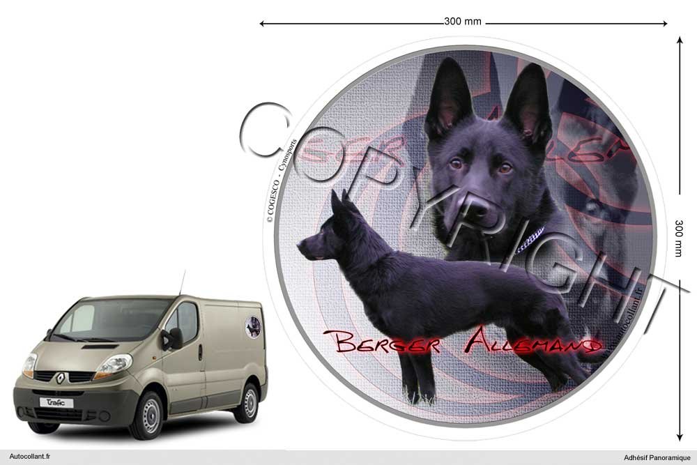 Pets-easy Circular Aufkleber Hund 30 cm Deutscher Schäferhund Pets-easy Circular Aufkleber Hund 30 cm Deutscher Schäferhund von Pets-easy