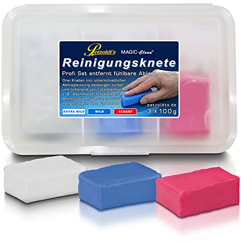 Petzoldts Reinigungsknete-Profi Set, zur Lackreinigung von Petzoldt's