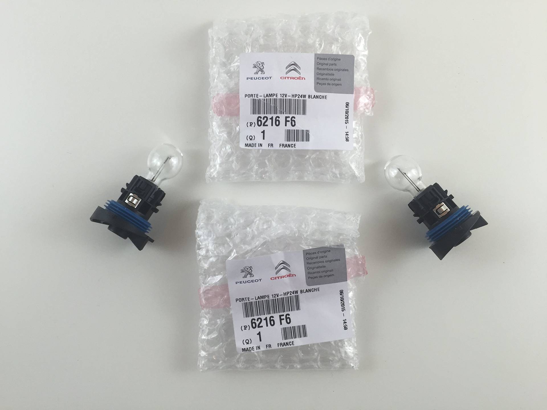 2 x ORIGINAL PEUGEOT CITROEN 12V HP24W P24W LAMPE LAMP 6216F6 6216.F6 TAGFAHRLICHT 2 x ORIGINAL PEUGEOT CITROEN 12V HP24W P24W LAMPE LAMP 6216F6 6216.F6 TAGFAHRLICHT von Peugeot