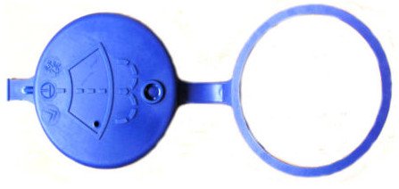 Citroen und Peugeot (Original OE) 643230 Verschlussdeckel blau für Scheibenwischanlage. von Peugeot