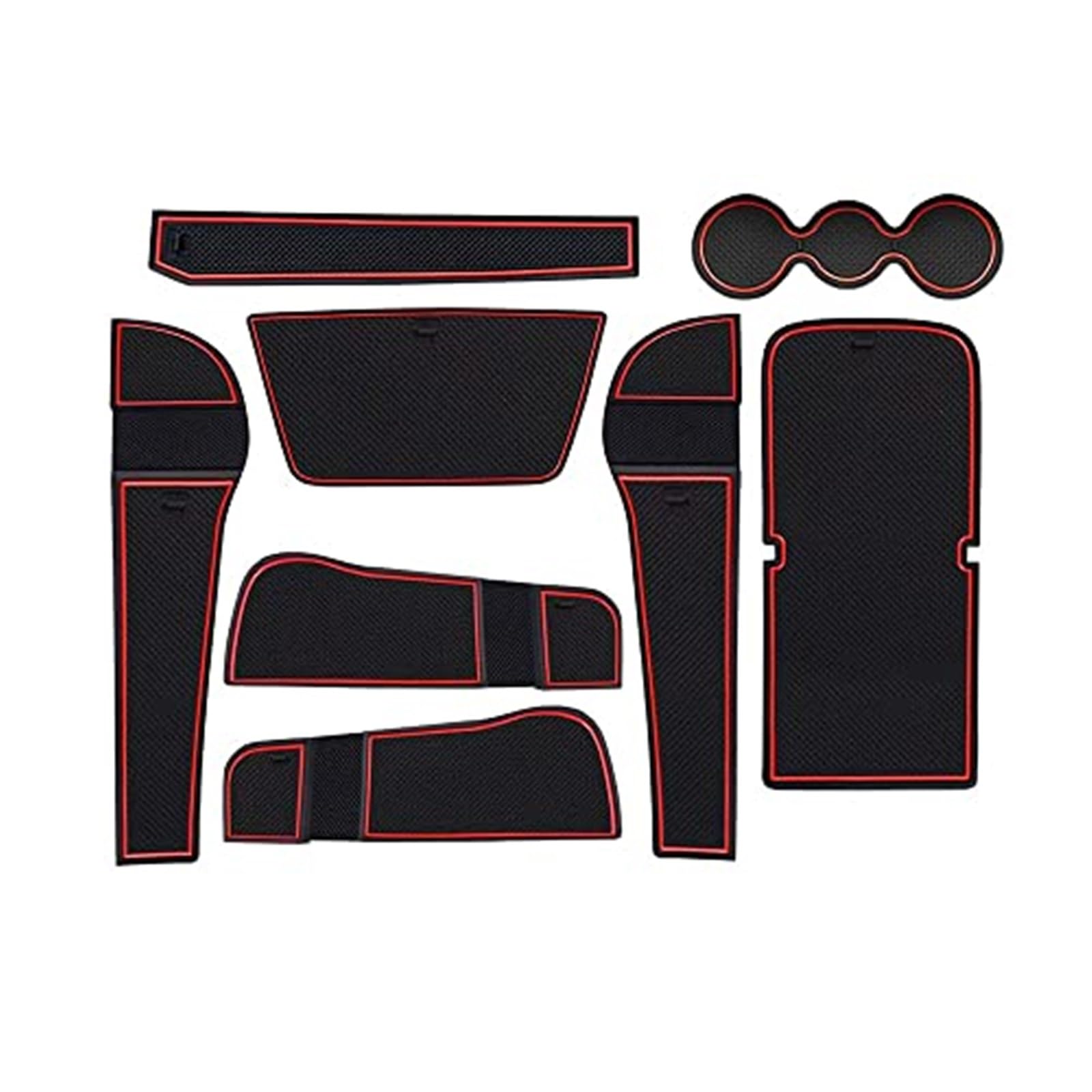 Pexorin, for Karoq, 2017-2023 Auto Gummimatten, Autotürschlitzmatte Armlehne Getränkehaltermatte Mittelkonsole Antirutschmatte, for Karoq, Zubehör Gummimatte, 8 Stück/Packung Anti-Rutsch-Matten-Set f Pexorin, for Karoq, 2017-2023 Auto Gummimatten, Autotürschlitzmatte Armlehne Getränkehaltermatte Mittelkonsole Antirutschmatte, for Karoq, Zubehör Gummimatte, 8 Stück/Packung Anti-Rutsch-Matten-Set f von Pexorin