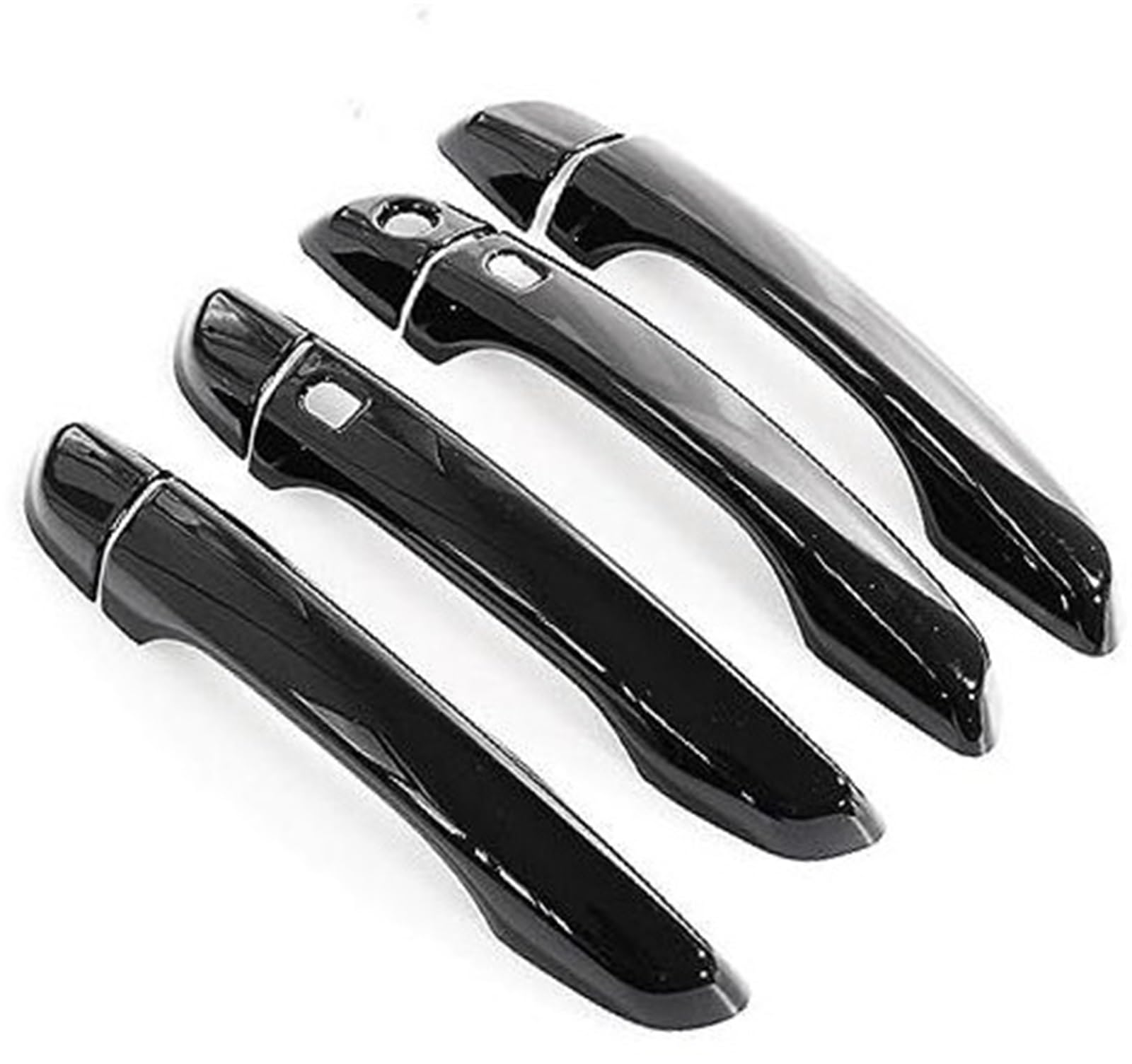 Pexorin, for Peugeot, 3008 2017 2018 2019 2020 2021 2022 Autotürgriffabdeckung aus glänzendem Chrom Autotürgriffabdeckung(Black 2 Sensors) von Pexorin