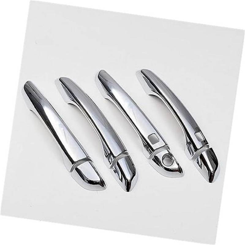Pexorin, for Peugeot, 3008 2017 2018 2019 2020 2021 2022 Autotürgriffabdeckung aus glänzendem Chrom Autotürgriffabdeckung(Silver 2 Sensors) von Pexorin
