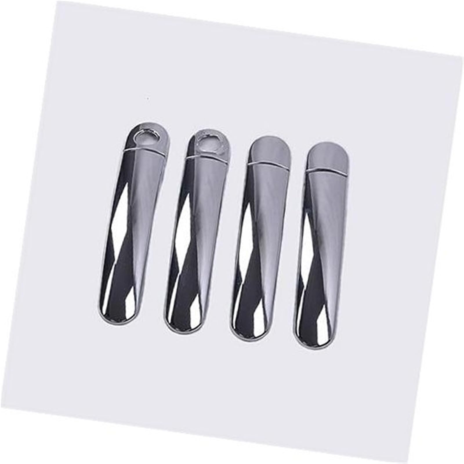 Pexorin, for Seat, Ibiza MK3 6L 2003 2004 2005 2006 2007 2008 2009 Chrom-Carbonfaser-Autotürgriffabdeckungen Autotürgriffabdeckung(Black Model 4) von Pexorin