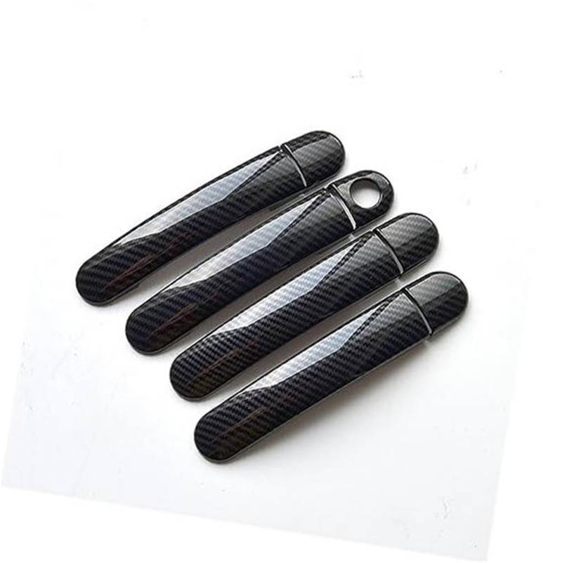 Pexorin, for Tiguan, 2009–2014, Neue Kohlefaser-Chrom-Autotürgriffabdeckung, Schalenschale Autotürgriffabdeckung(Black Model 8) von Pexorin