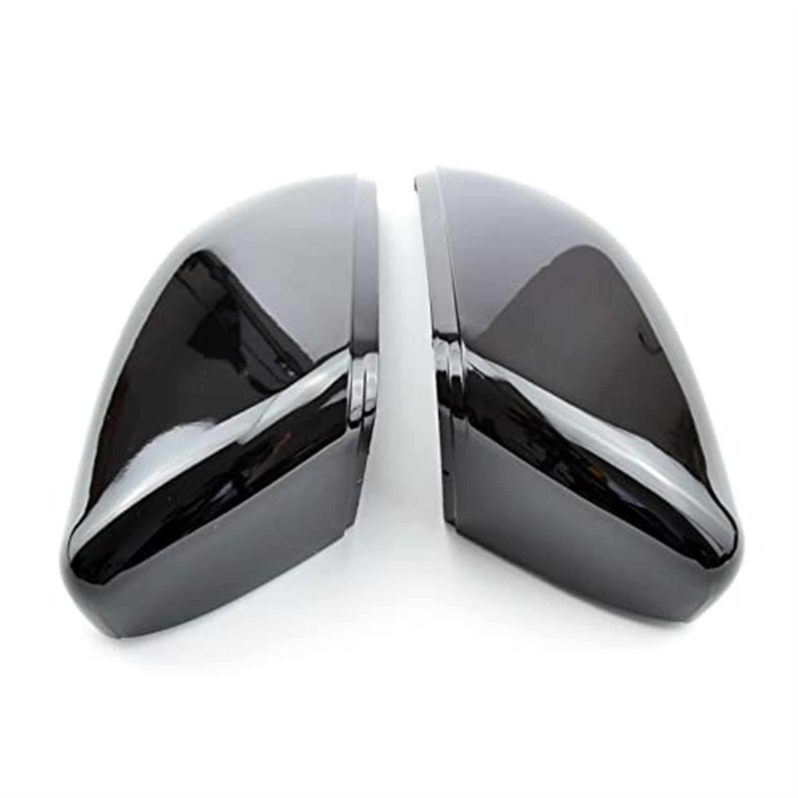 Pexorin 1 Paar schwarz glänzende Rückspiegel-Schutzfolie for Golf 6 MK6 VI R20 2008-2012 Auto-Rückspiegelabdeckungen Zubehör Außenspiegel Ersatzteile Auto-Außenspiegelabdeckung(Bright Black) von Pexorin
