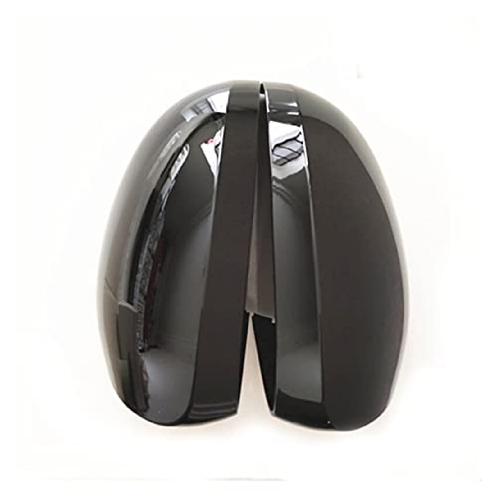 Pexorin 1 Paar schwarz-weiße Seitenspiegelabdeckungen for Autos, for Tiguan, for Sharan, for Skoda, Yeti, Rückspiegelkappe, Autozubehör, Zierleiste, 5N0857537, 5N0857538, Ersatzteile for Außenspiegel von Pexorin