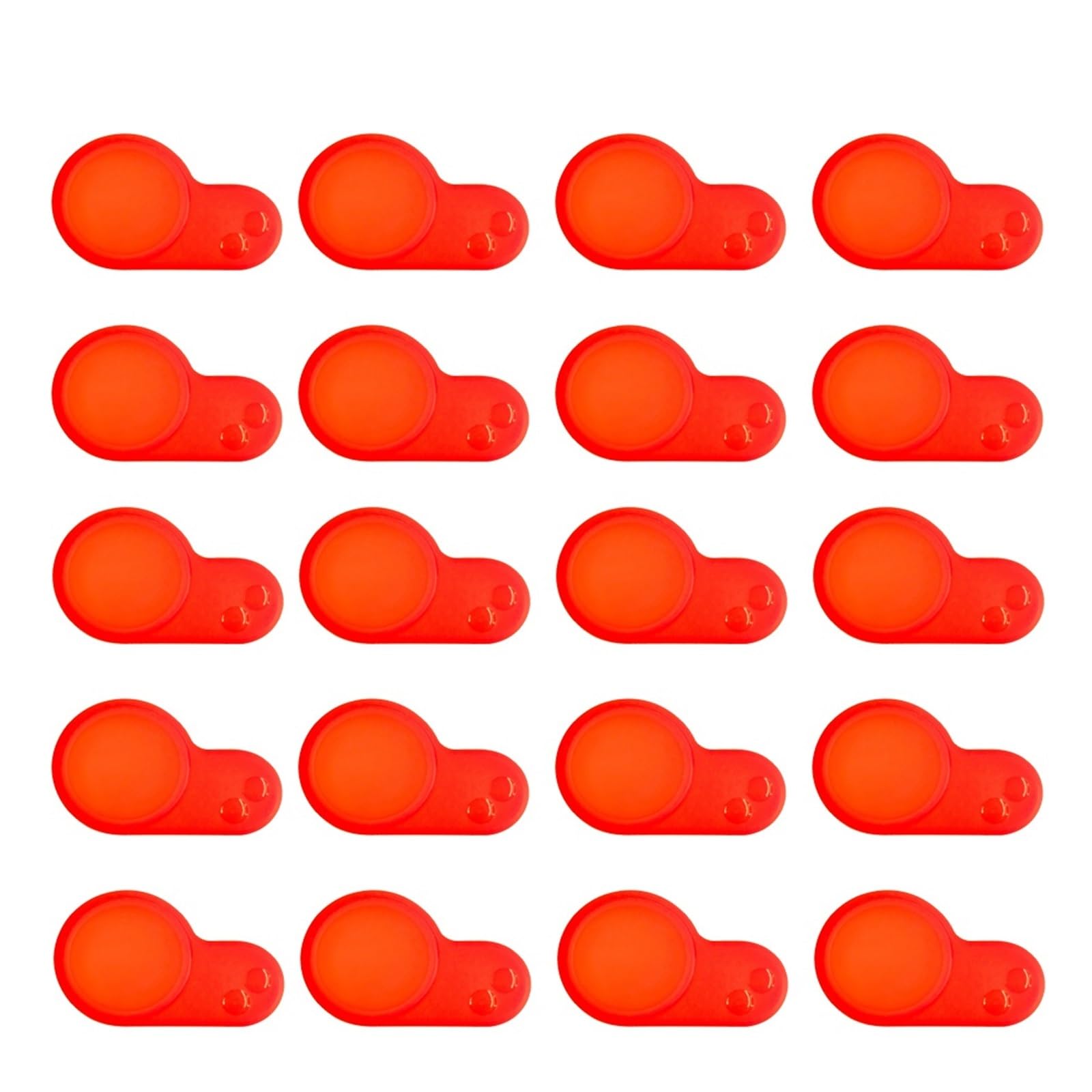 Pexorin 20PC Silikonabdeckung, for Kugoo, for M4 Kaboo Elektroroller LCD-Display, wasserdichte transparente Schutzkappe, Instrumenten-Armaturenbrett Display für Elektroroller(20pcs-02) von Pexorin