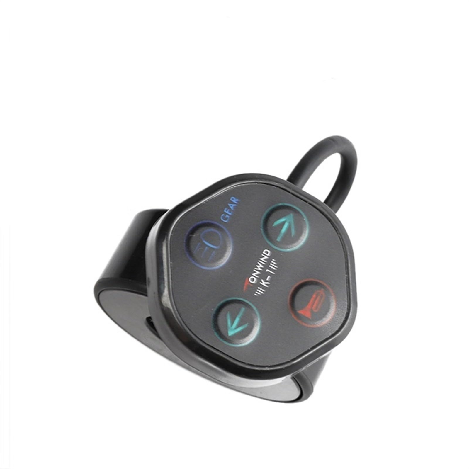 Pexorin 48V E-Bike Scooter Anti-Diebstahl-Alarm Fernbedienung Bürstenloser Geschwindigkeitsregler LCD-Display Gas-Drehgriff-Lenker Display für Elektroroller(Three pin Switch) von Pexorin