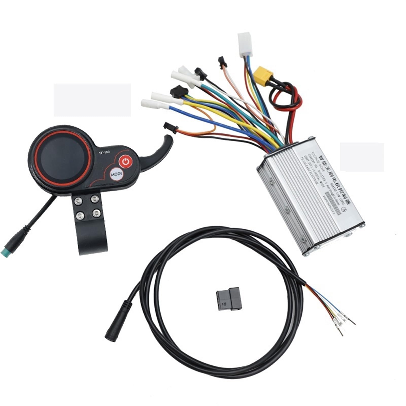 Pexorin 5/6 Pin Instrument Anzug TF-100 Display Scooter Skateboard Dashboard Outdoor Portable, for Kugoo, M4 Elektroroller Teile Display für Elektroroller(6 Pin) von Pexorin