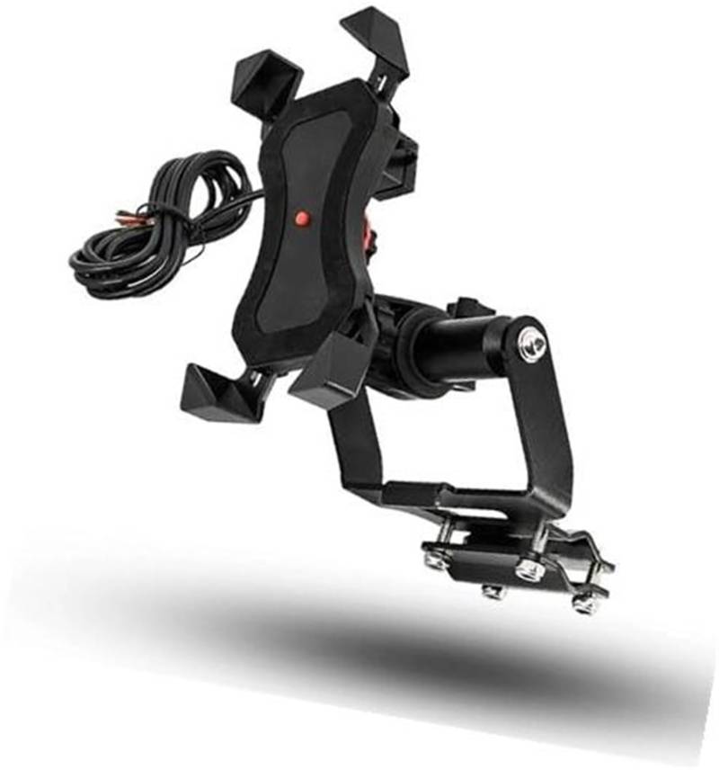 Pexorin Abnehmbarer Telefonhalter, for Afrika, for Twin, for CRF1000L 2018-2019 Motorrad-Windschutzscheibenständerhalter Telefon Mobiltelefon GPS-Navigationsplattenhalterung Motorrad-Telefonhalterung( von Pexorin