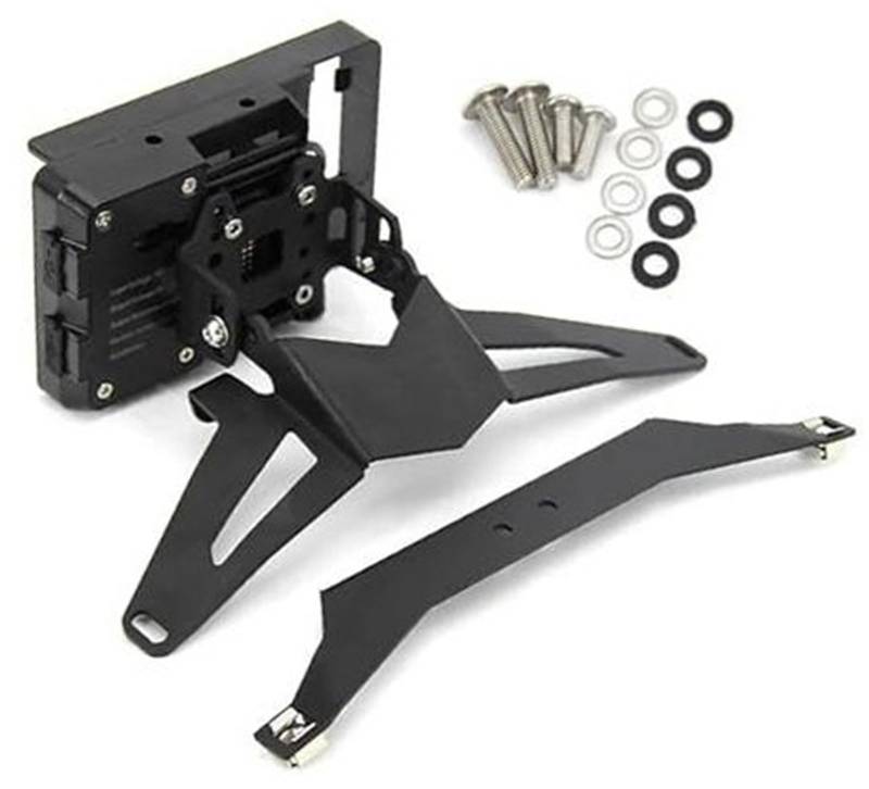 Pexorin Abnehmbarer Telefonhalter for R 1200 RT R1200RT (2010-2013) GPS-Navigator USB-Ladetelefonhalter 2014-2019 Navigationshalterung Motorrad (-2009) Motorrad-Telefonhalterung(Black -2009 Kit) von Pexorin